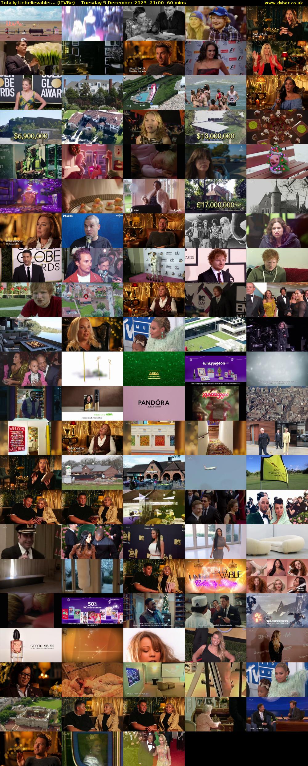 Totally Unbelievable:... (ITVBe) Tuesday 5 December 2023 21:00 - 22:00