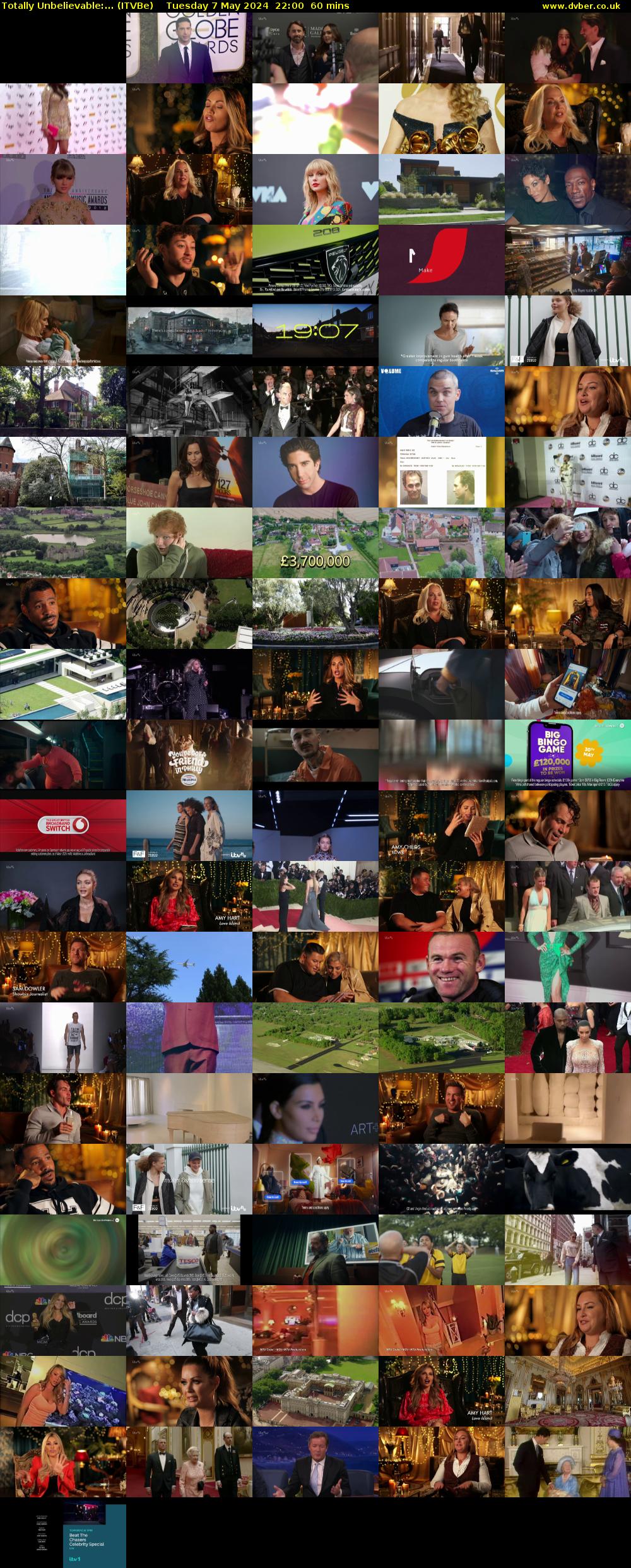 Totally Unbelievable:... (ITVBe) Tuesday 7 May 2024 22:00 - 23:00