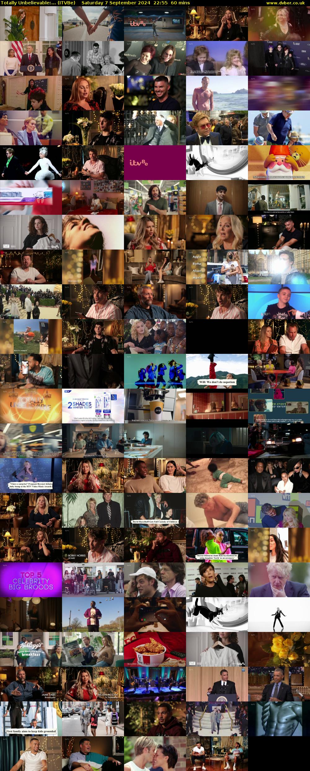 Totally Unbelievable:... (ITVBe) Saturday 7 September 2024 22:55 - 23:55