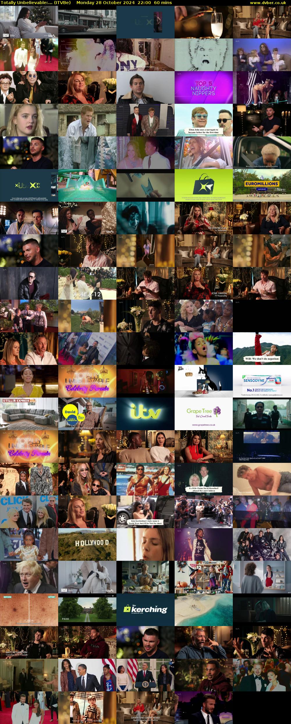 Totally Unbelievable:... (ITVBe) Monday 28 October 2024 22:00 - 23:00