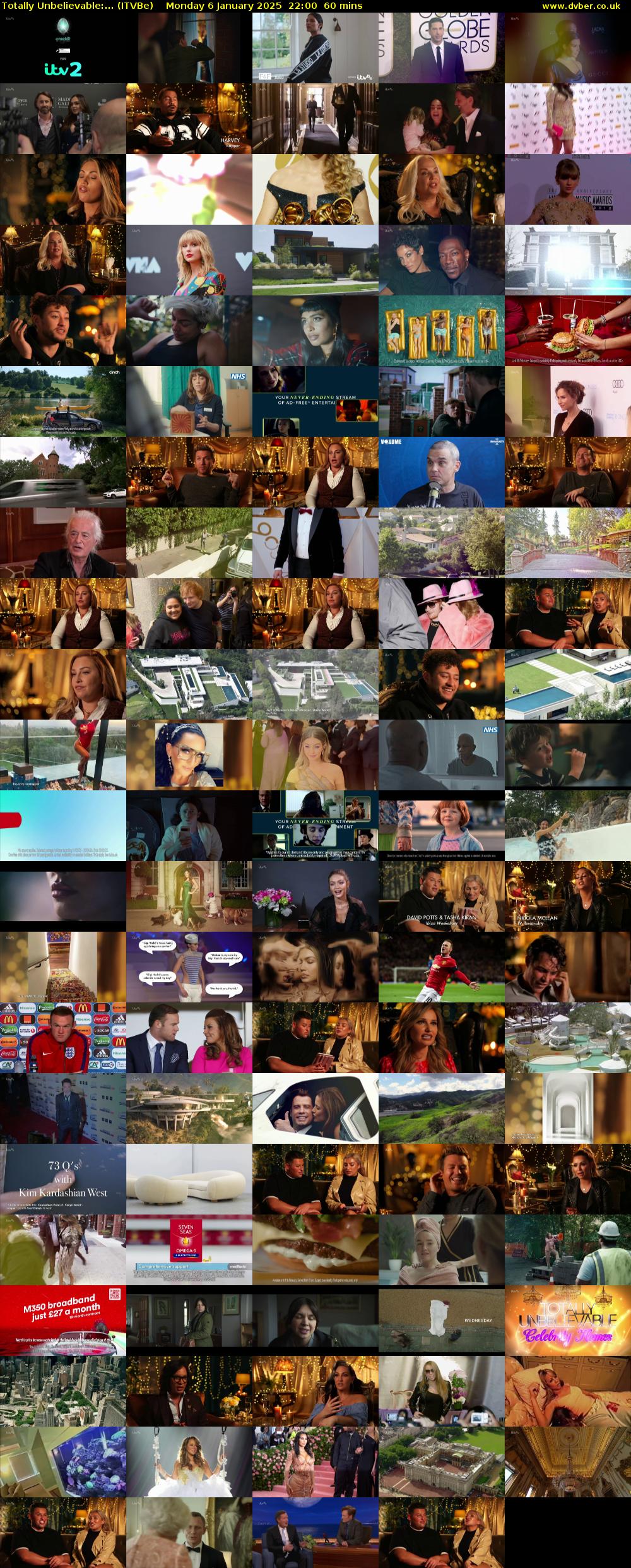 Totally Unbelievable:... (ITVBe) Monday 6 January 2025 22:00 - 23:00