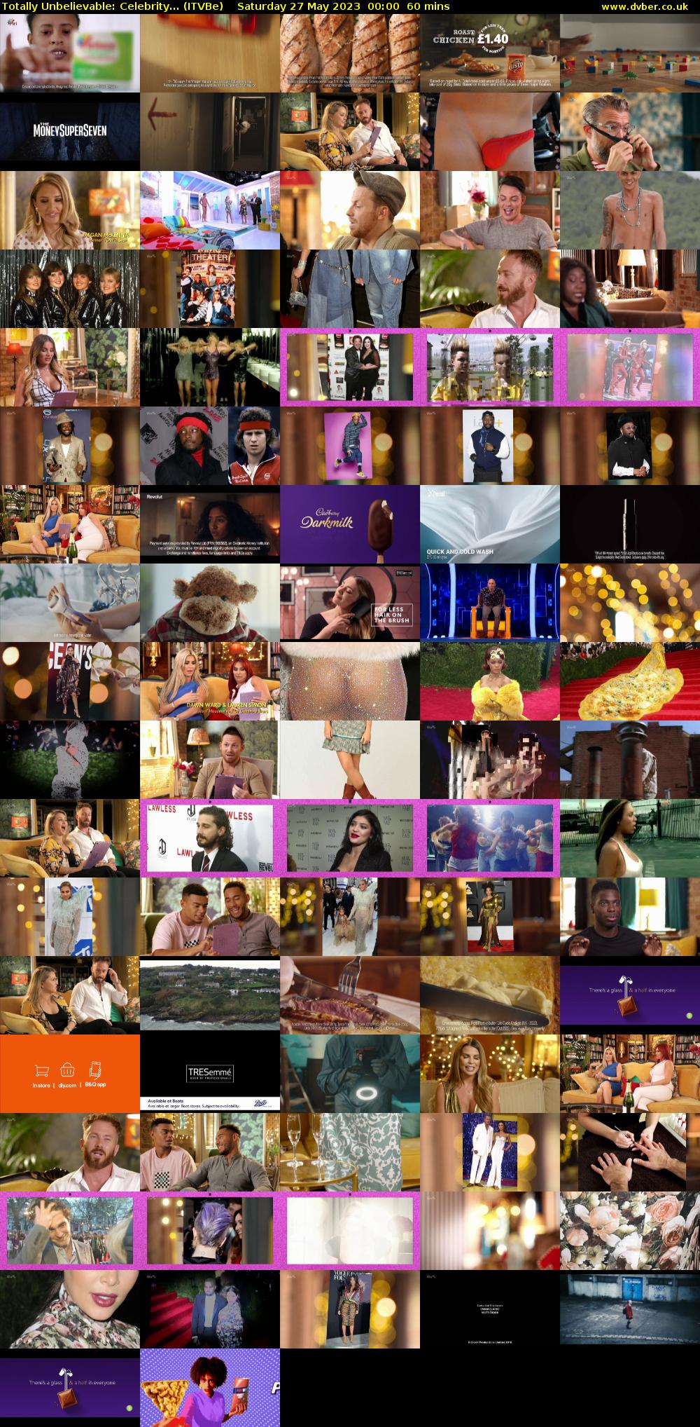 Totally Unbelievable: Celebrity... (ITVBe) Saturday 27 May 2023 00:00 - 01:00