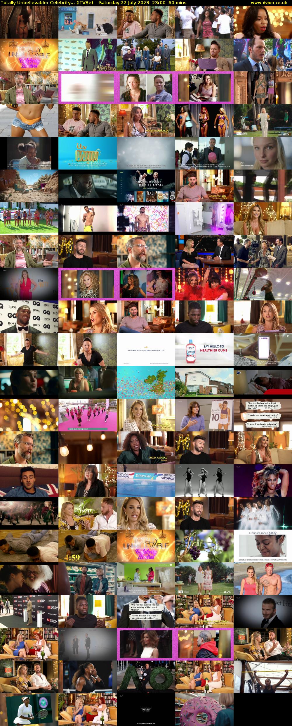 Totally Unbelievable: Celebrity... (ITVBe) Saturday 22 July 2023 23:00 - 00:00