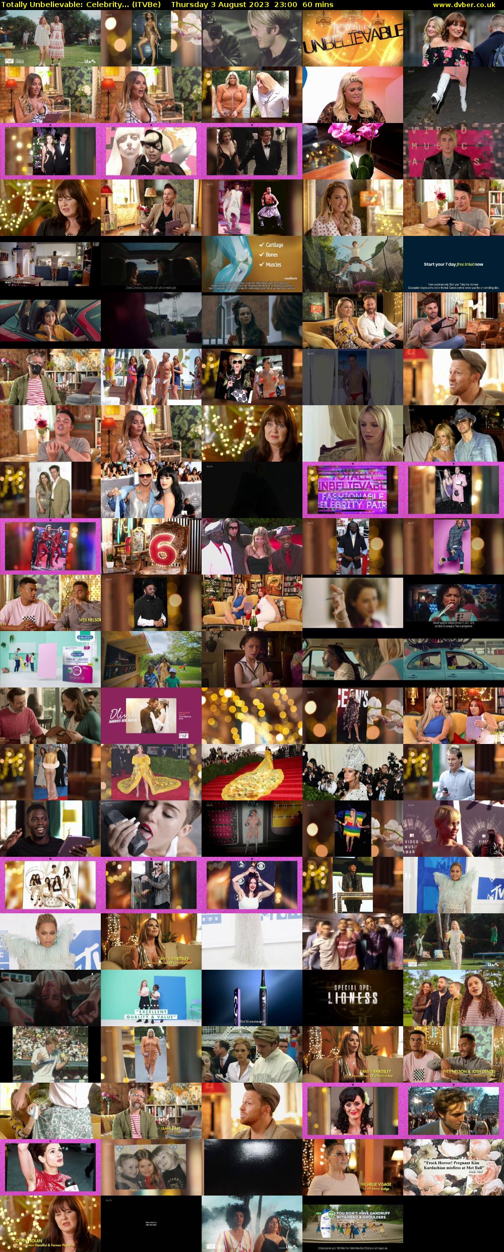 Totally Unbelievable: Celebrity... (ITVBe) Thursday 3 August 2023 23:00 - 00:00