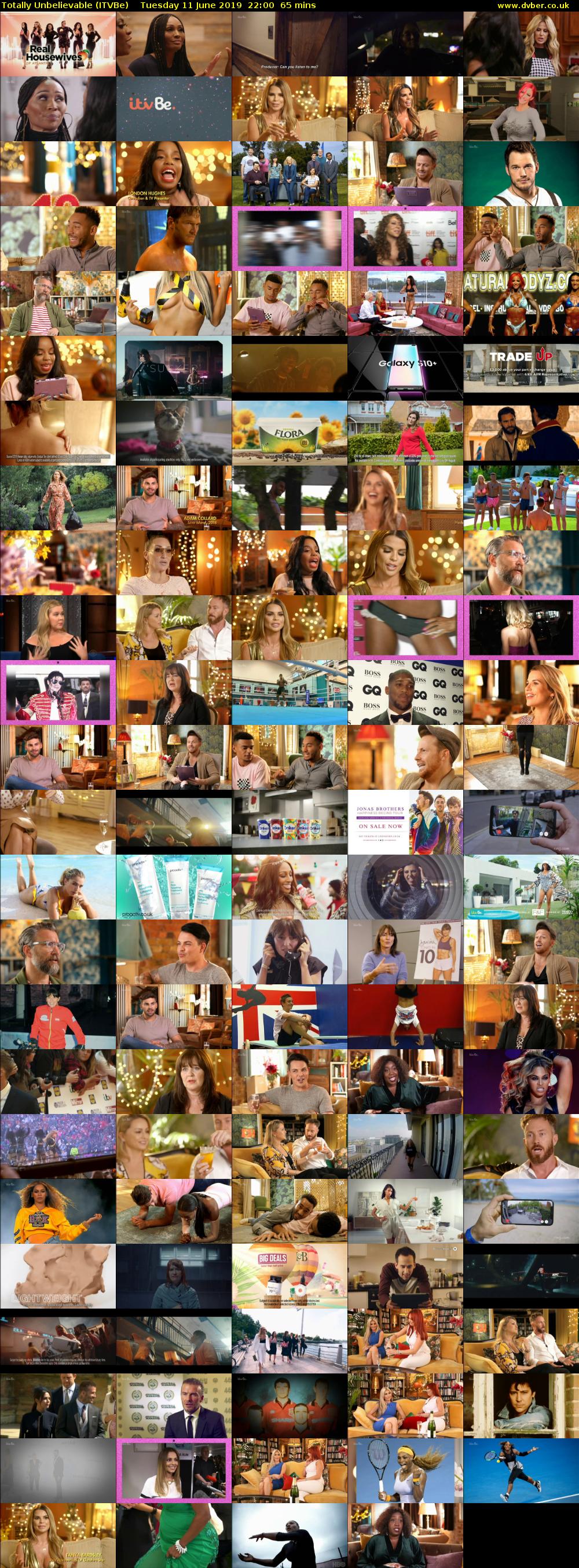 Totally Unbelievable (ITVBe) Tuesday 11 June 2019 22:00 - 23:05