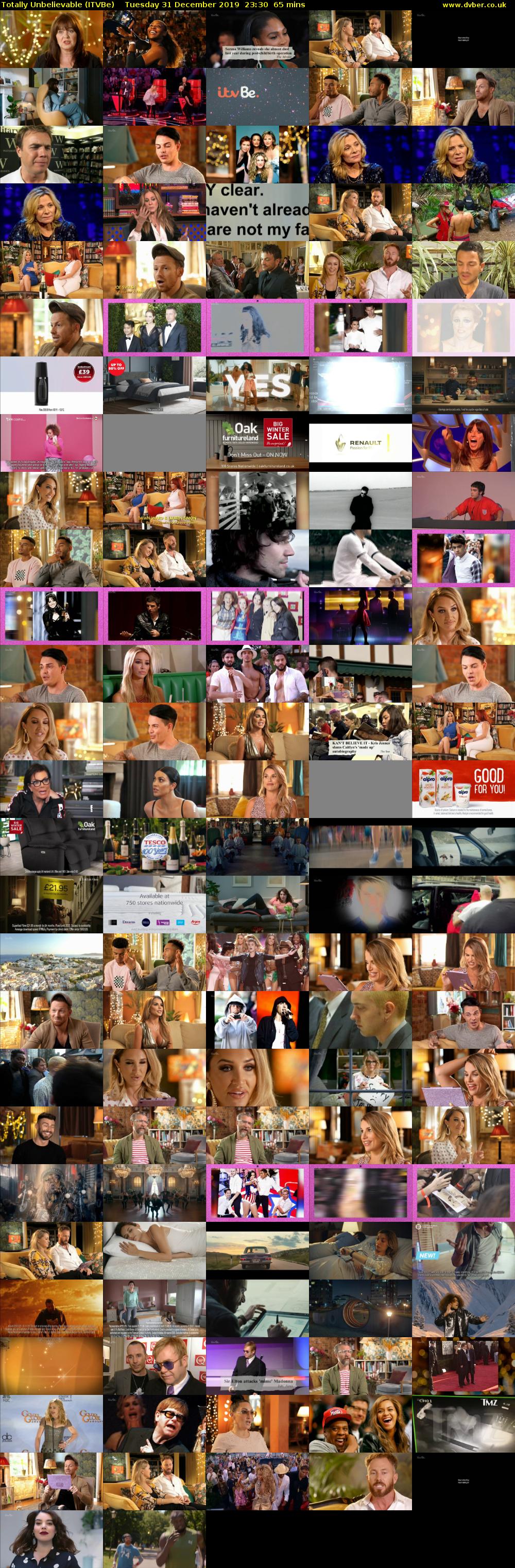 Totally Unbelievable (ITVBe) Tuesday 31 December 2019 23:30 - 00:35