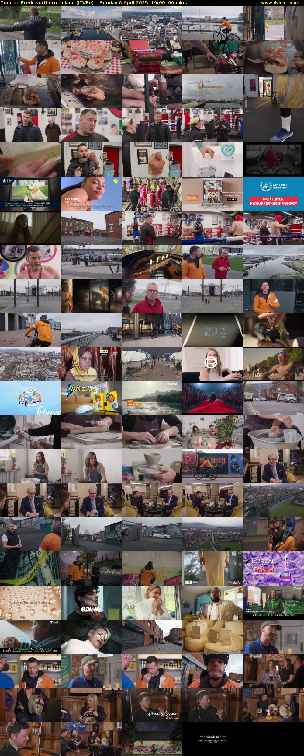Tour de Fred: Northern Ireland (ITVBe) Sunday 6 April 2025 19:00 - 20:00
