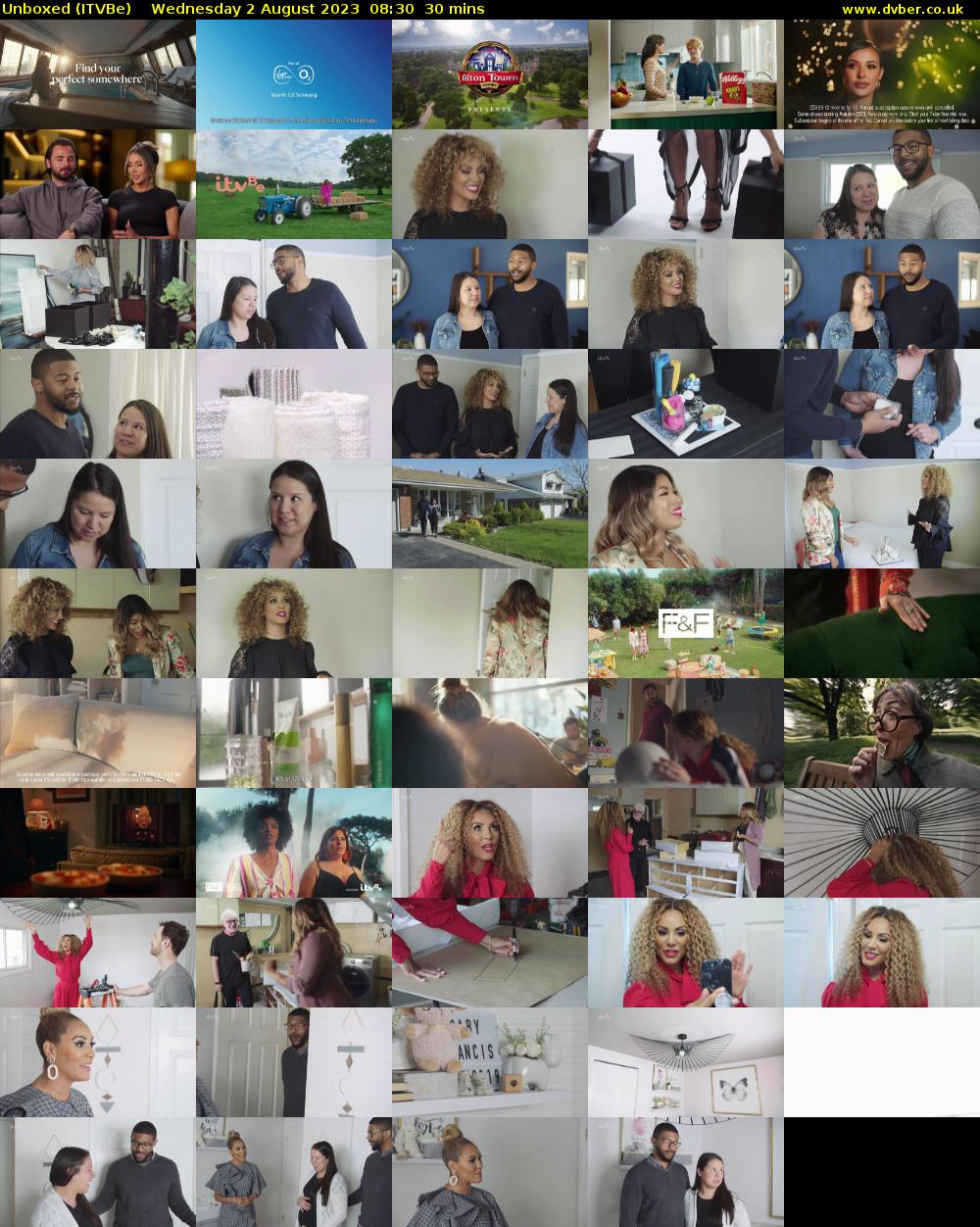 Unboxed (ITVBe) Wednesday 2 August 2023 08:30 - 09:00