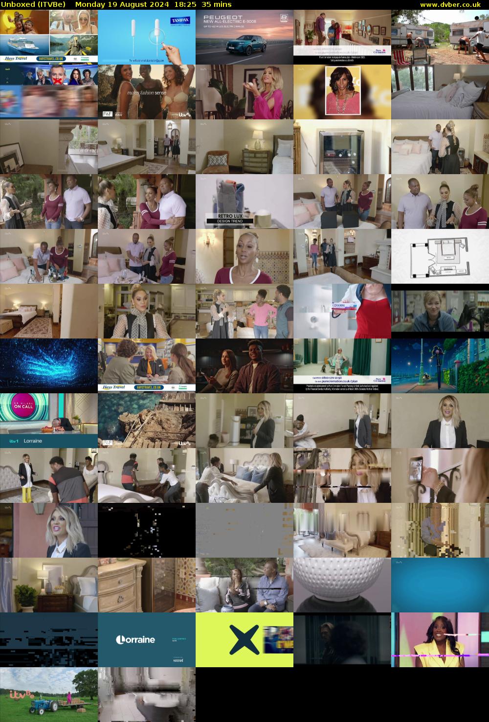 Unboxed (ITVBe) Monday 19 August 2024 18:25 - 19:00