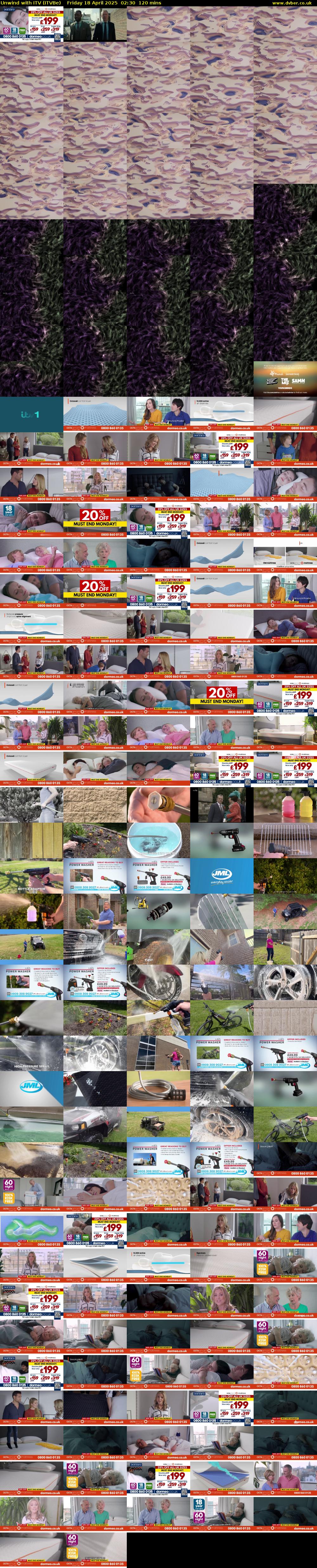 Unwind With ITV (ITVBe) Friday 18 April 2025 02:30 - 04:30