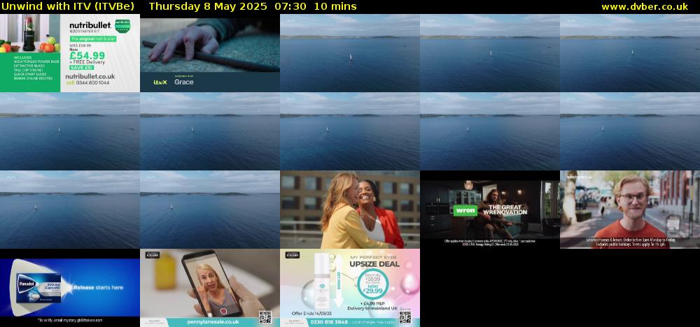 Unwind With ITV (ITVBe) Thursday 8 May 2025 07:30 - 07:40