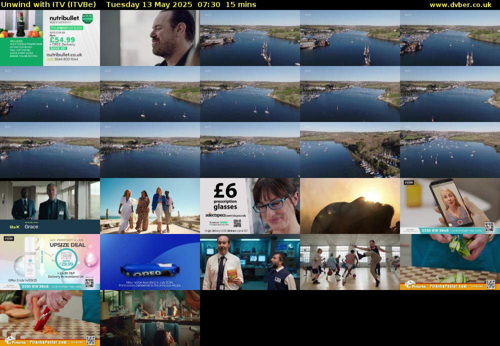 Unwind With ITV (ITVBe) Tuesday 13 May 2025 07:30 - 07:45