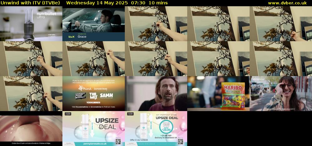 Unwind With ITV (ITVBe) Wednesday 14 May 2025 07:30 - 07:40