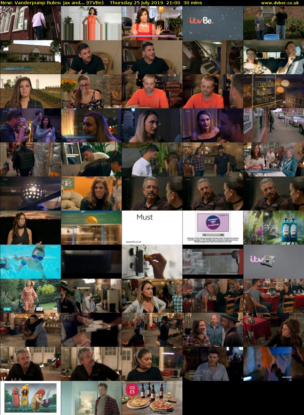 Vanderpump Rules: Jax and... (ITVBe) Thursday 25 July 2019 21:00 - 21:30