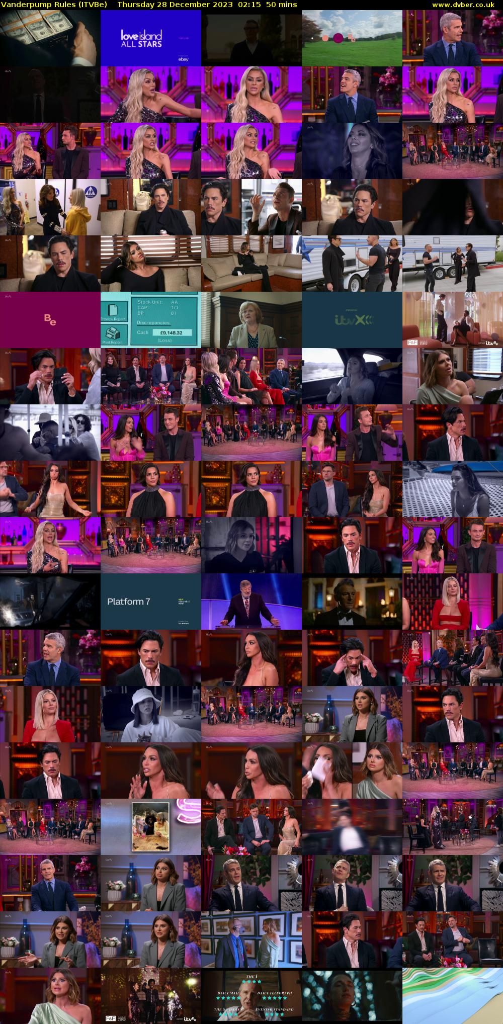 Vanderpump Rules (ITVBe) Thursday 28 December 2023 02:15 - 03:05