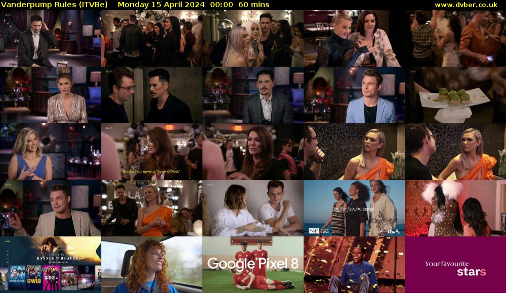 Vanderpump Rules (ITVBe) Monday 15 April 2024 00:00 - 01:00