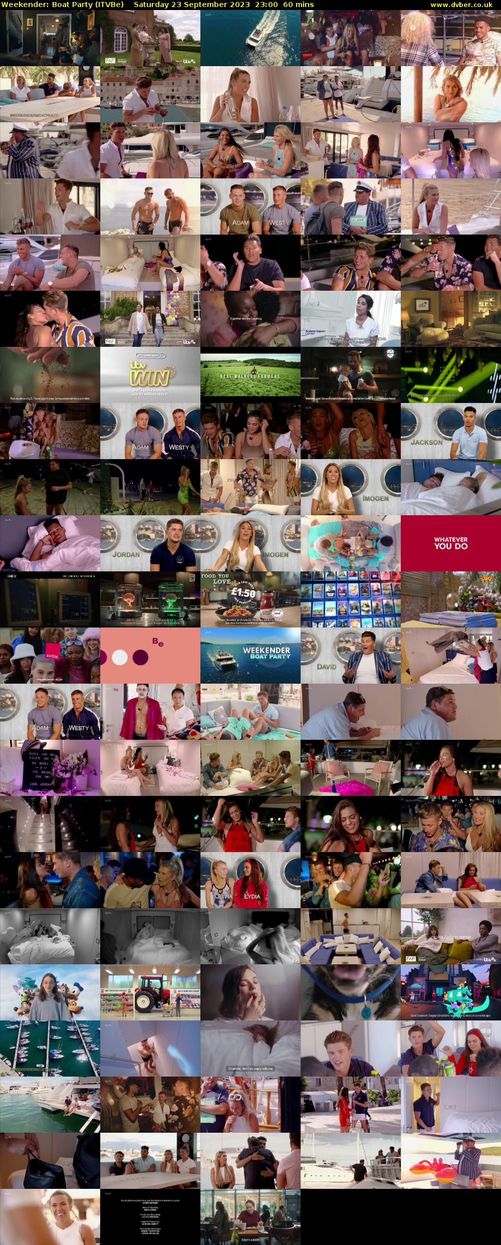 Weekender: Boat Party (ITVBe) Saturday 23 September 2023 23:00 - 00:00