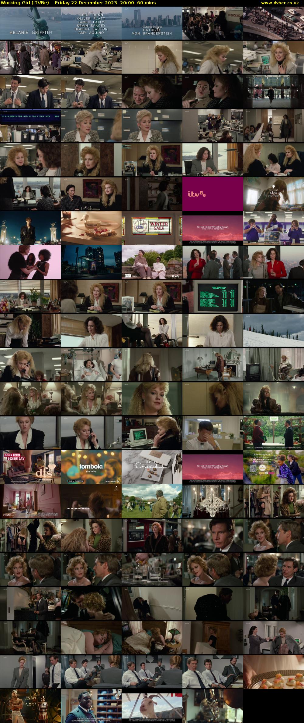 Working Girl (ITVBe) Friday 22 December 2023 20:00 - 21:00