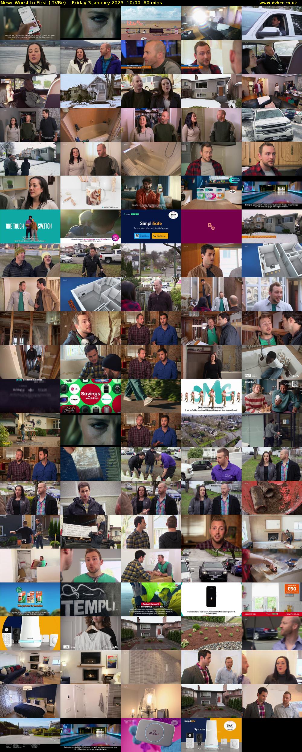 Worst to First (ITVBe) Friday 3 January 2025 10:00 - 11:00