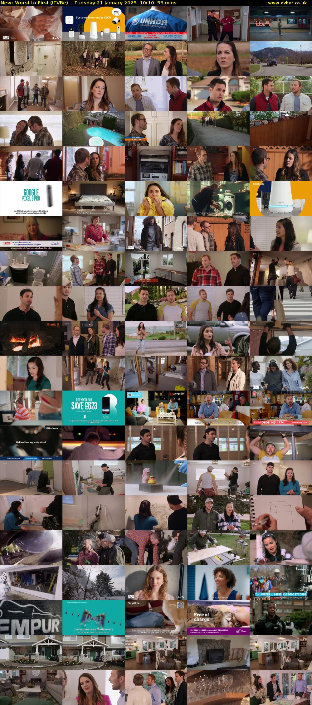 Worst to First (ITVBe) Tuesday 21 January 2025 10:10 - 11:05