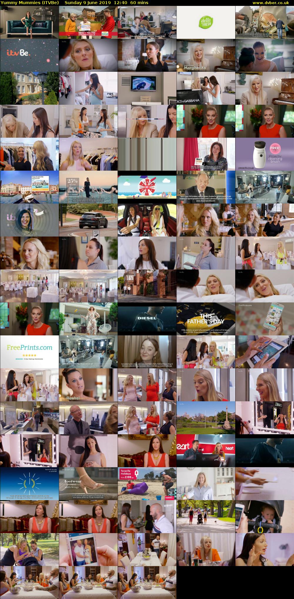 Yummy Mummies (ITVBe) Sunday 9 June 2019 12:40 - 13:40