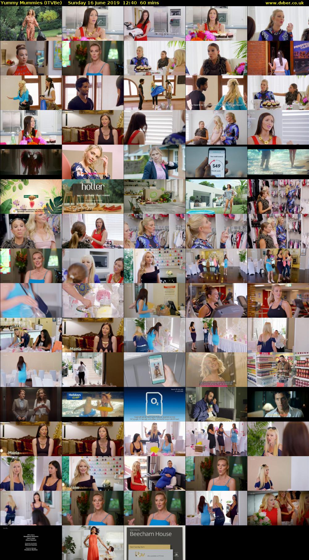 Yummy Mummies (ITVBe) Sunday 16 June 2019 12:40 - 13:40