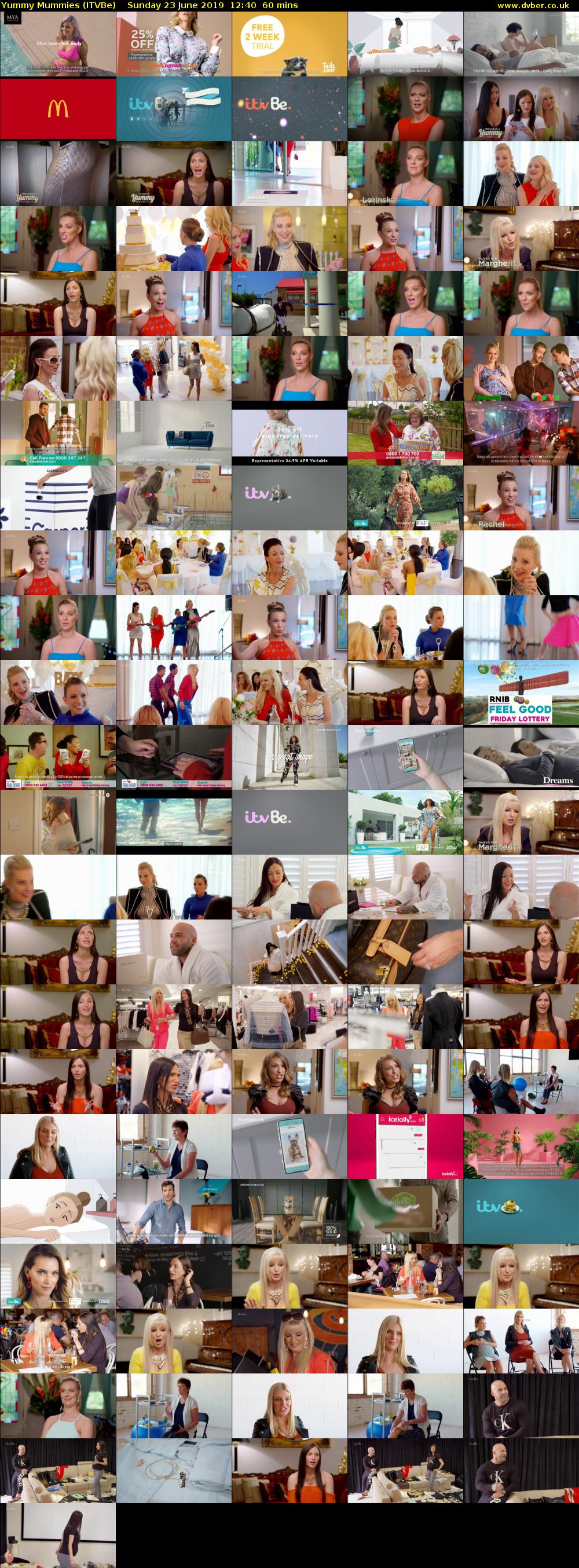 Yummy Mummies (ITVBe) Sunday 23 June 2019 12:40 - 13:40