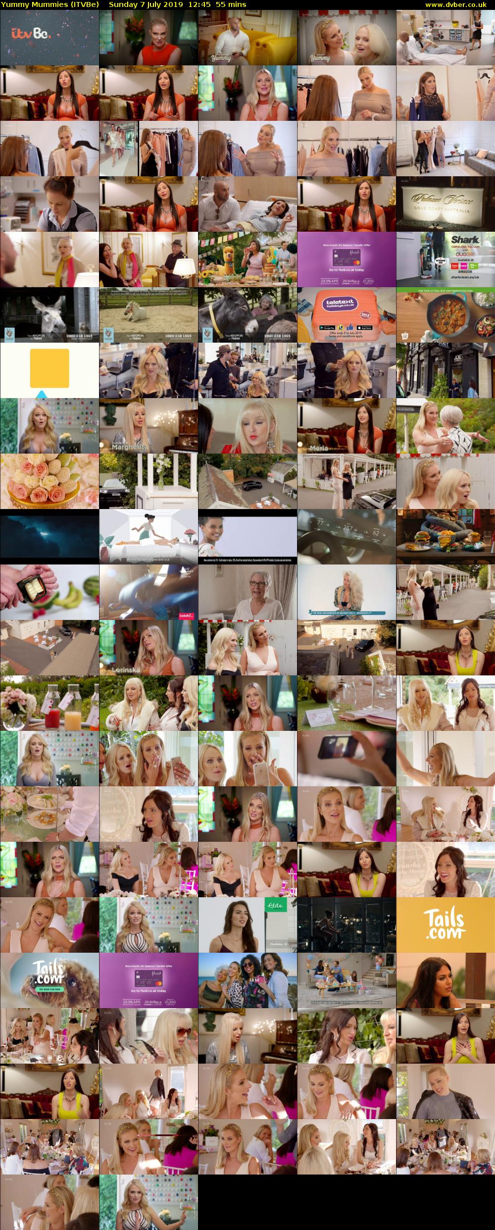 Yummy Mummies (ITVBe) Sunday 7 July 2019 12:45 - 13:40