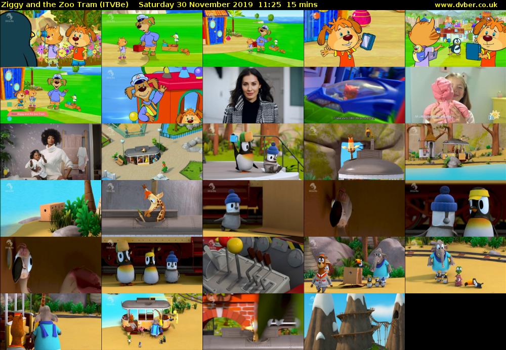 Ziggy and the Zoo Tram (ITVBe) Saturday 30 November 2019 11:25 - 11:40