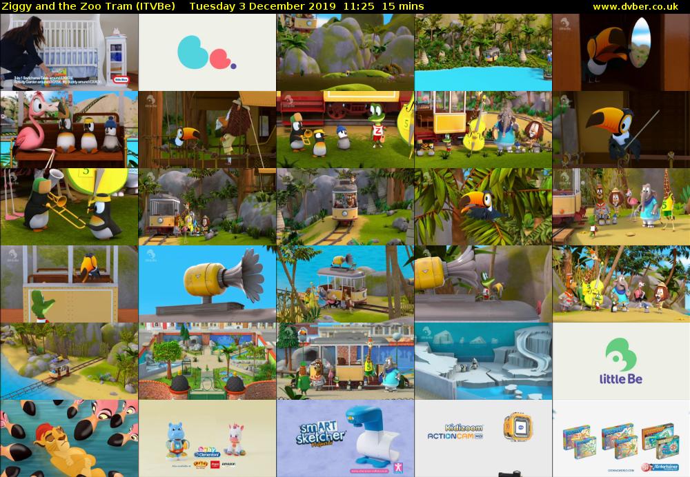 Ziggy and the Zoo Tram (ITVBe) Tuesday 3 December 2019 11:25 - 11:40