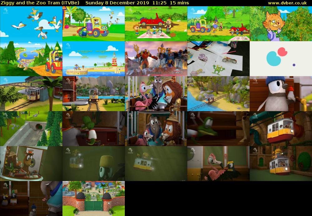 Ziggy and the Zoo Tram (ITVBe) Sunday 8 December 2019 11:25 - 11:40