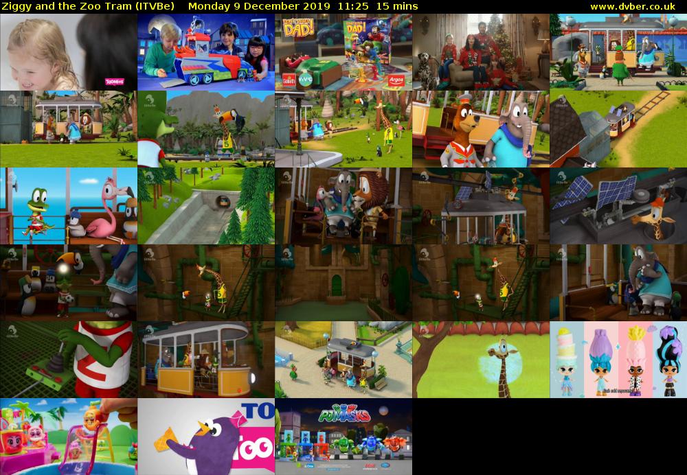 Ziggy and the Zoo Tram (ITVBe) Monday 9 December 2019 11:25 - 11:40