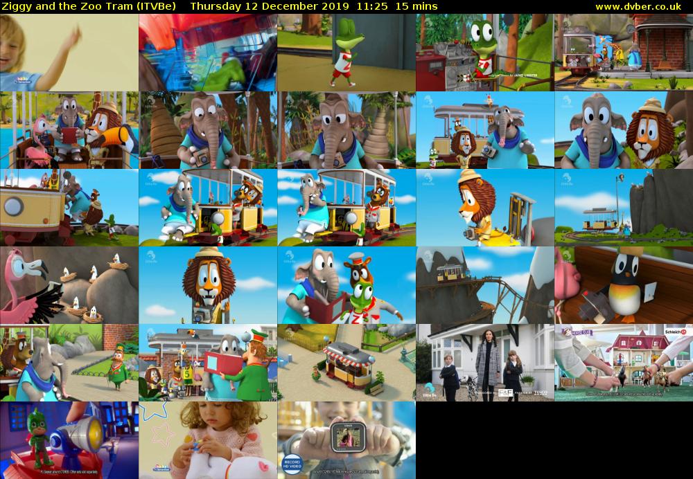Ziggy and the Zoo Tram (ITVBe) Thursday 12 December 2019 11:25 - 11:40