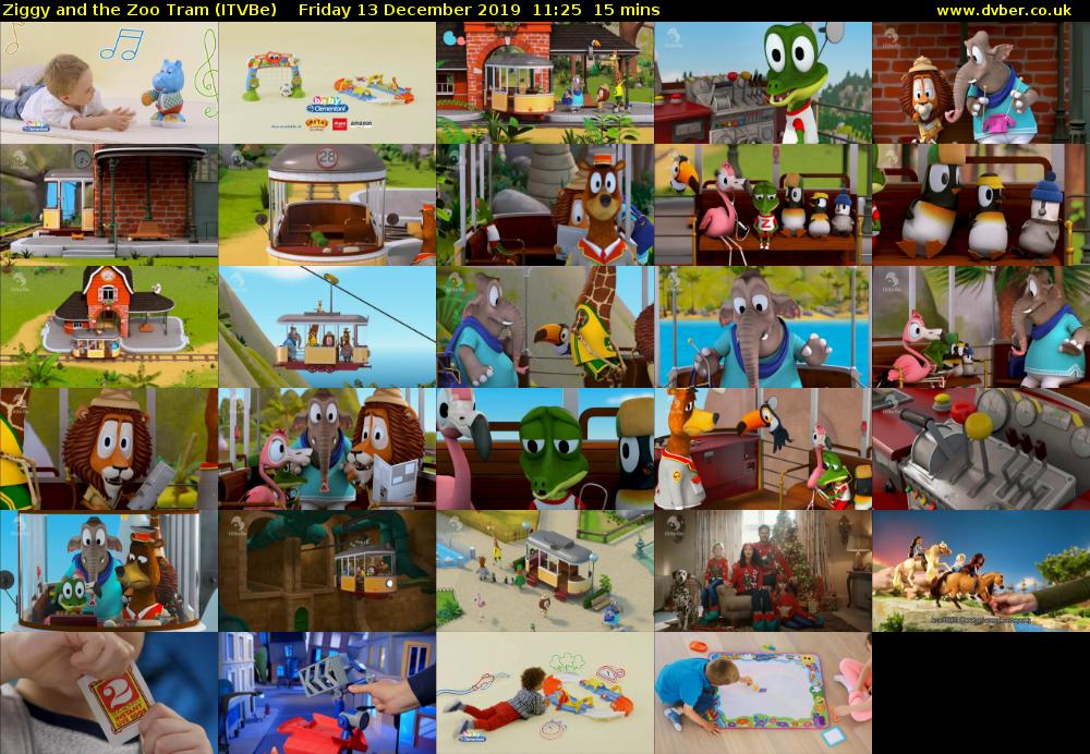 Ziggy and the Zoo Tram (ITVBe) Friday 13 December 2019 11:25 - 11:40