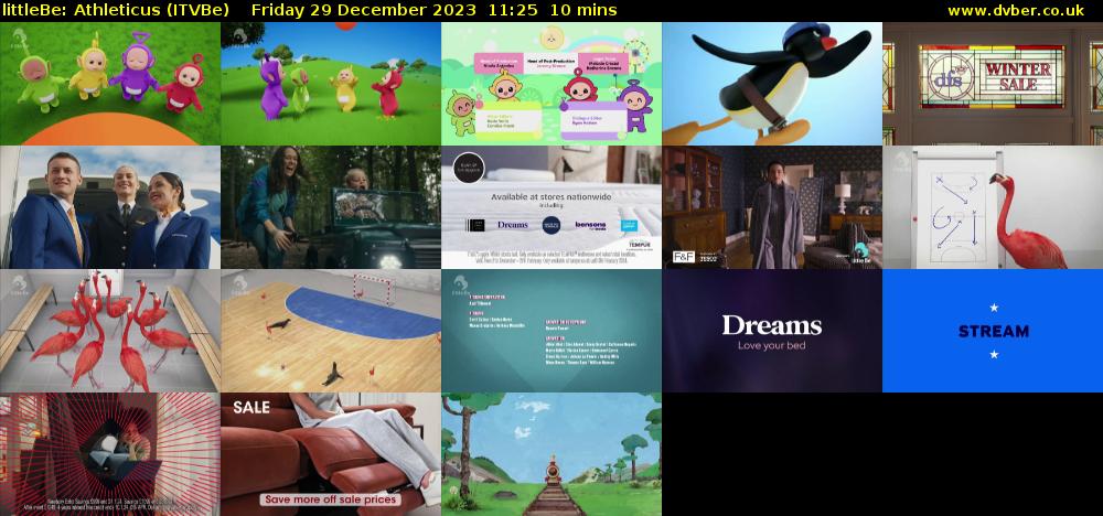 littleBe: Athleticus (ITVBe) Friday 29 December 2023 11:25 - 11:35