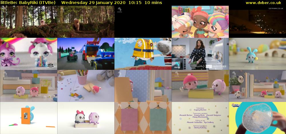 littleBe: BabyRiki (ITVBe) Wednesday 29 January 2020 10:15 - 10:25