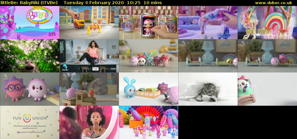 littleBe: BabyRiki (ITVBe) Tuesday 4 February 2020 10:25 - 10:35