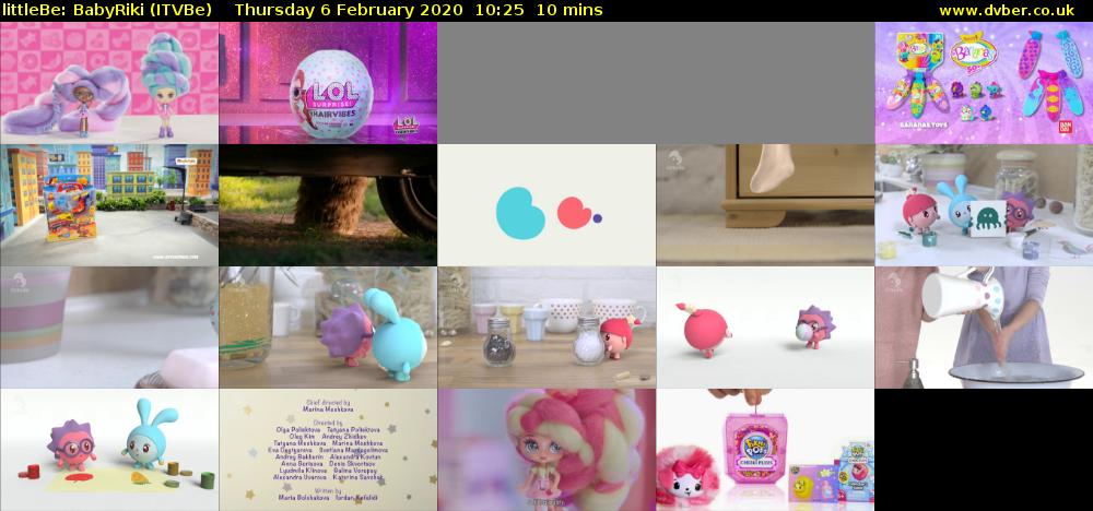 littleBe: BabyRiki (ITVBe) Thursday 6 February 2020 10:25 - 10:35