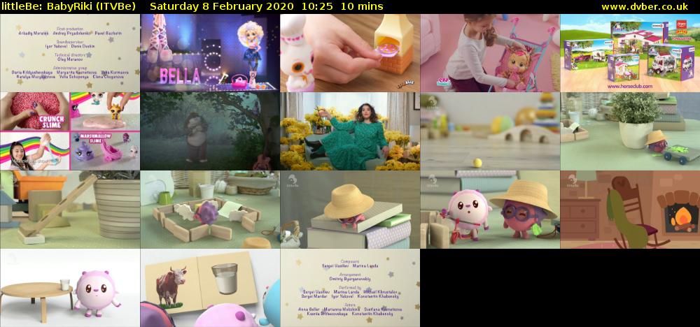 littleBe: BabyRiki (ITVBe) Saturday 8 February 2020 10:25 - 10:35