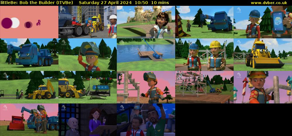 littleBe: Bob the Builder (ITVBe) Saturday 27 April 2024 10:50 - 11:00