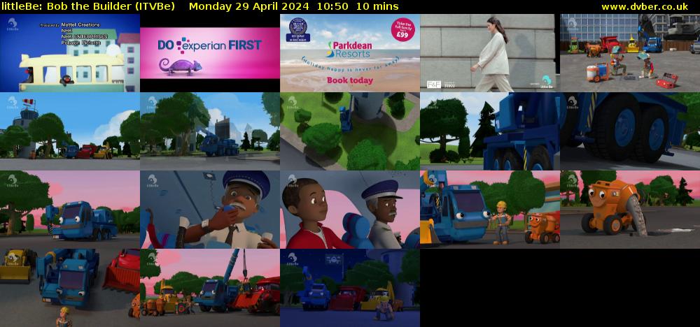 littleBe: Bob the Builder (ITVBe) Monday 29 April 2024 10:50 - 11:00