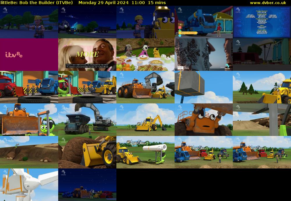 littleBe: Bob the Builder (ITVBe) Monday 29 April 2024 11:00 - 11:15