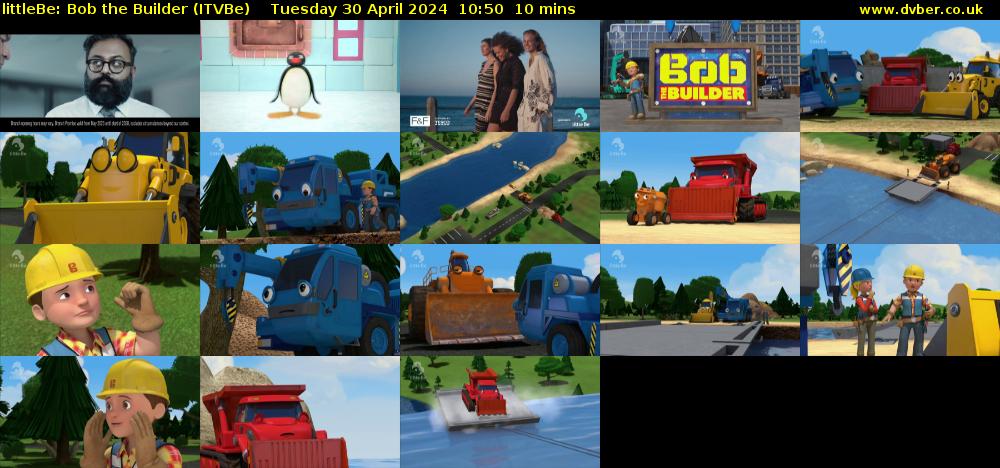 littleBe: Bob the Builder (ITVBe) Tuesday 30 April 2024 10:50 - 11:00