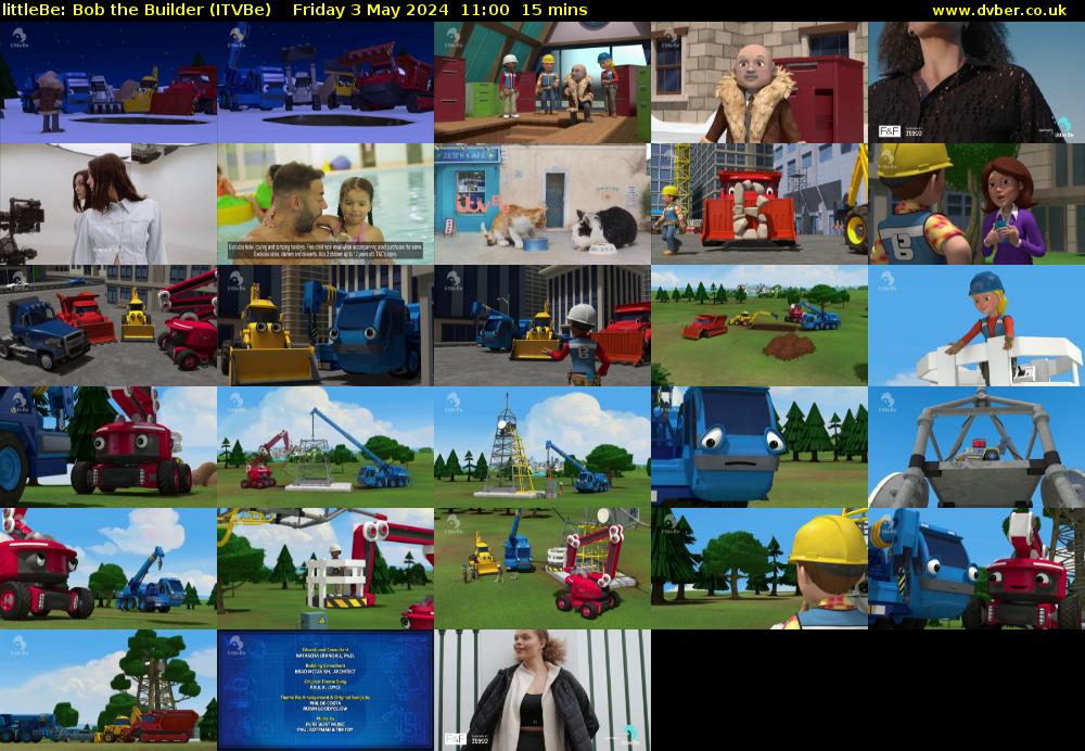 littleBe: Bob the Builder (ITVBe) Friday 3 May 2024 11:00 - 11:15