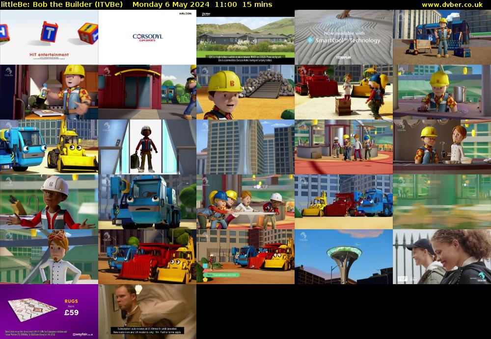 littleBe: Bob the Builder (ITVBe) Monday 6 May 2024 11:00 - 11:15
