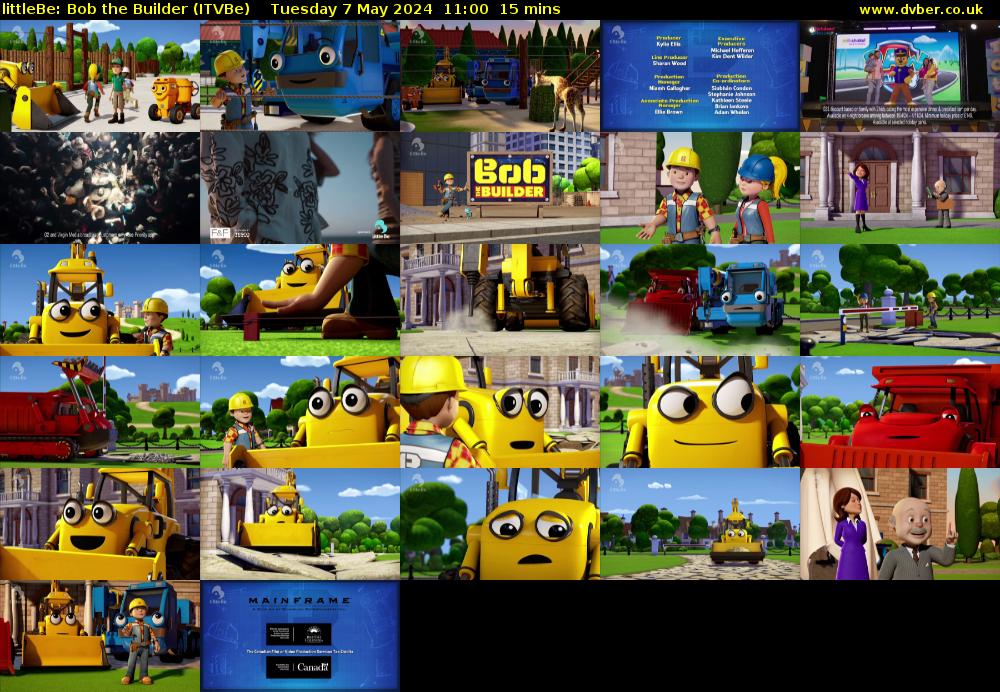 littleBe: Bob the Builder (ITVBe) Tuesday 7 May 2024 11:00 - 11:15
