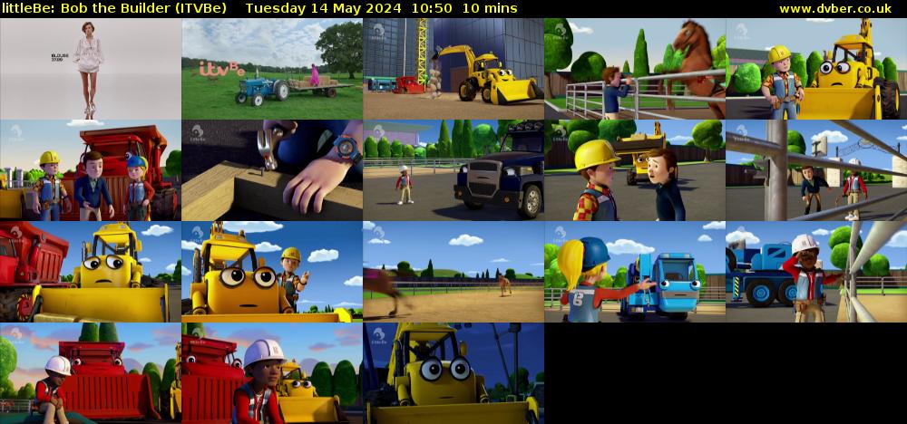 littleBe: Bob the Builder (ITVBe) Tuesday 14 May 2024 10:50 - 11:00