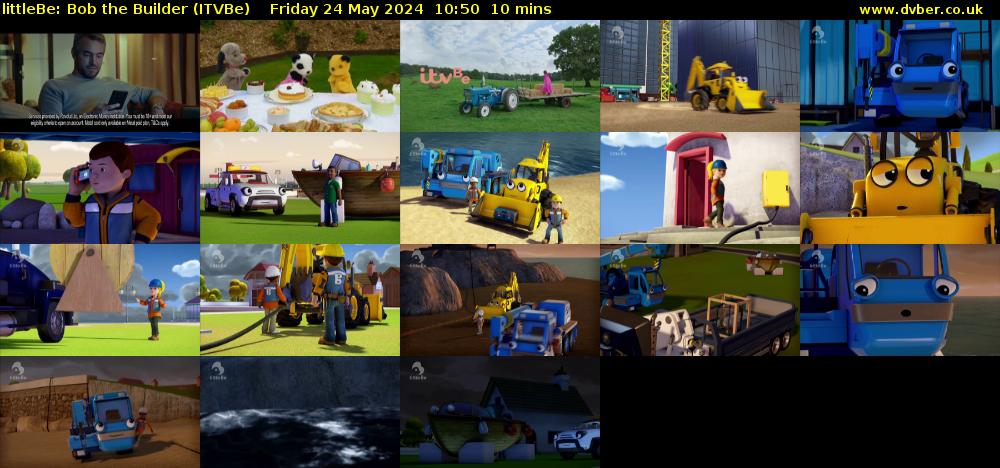 littleBe: Bob the Builder (ITVBe) Friday 24 May 2024 10:50 - 11:00