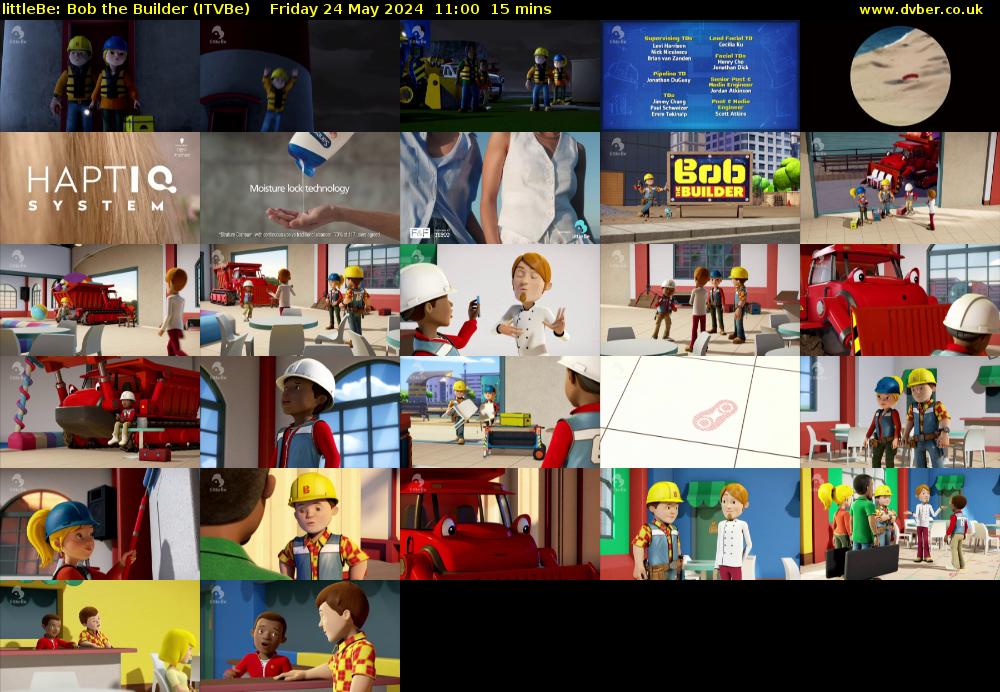 littleBe: Bob the Builder (ITVBe) Friday 24 May 2024 11:00 - 11:15