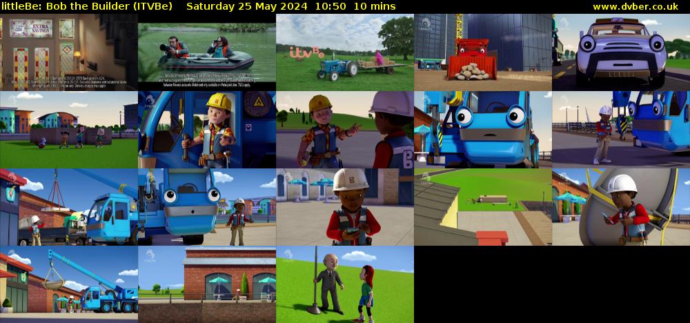 littleBe: Bob the Builder (ITVBe) Saturday 25 May 2024 10:50 - 11:00